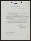 Letter from Vice Admiral C. Margaritis to Captain Earl A. Luehman